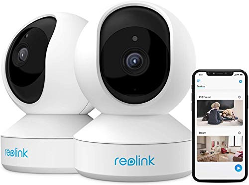 3MP HD Indoor WiFi Pan Tilt Security Camera 2 Pack U687
