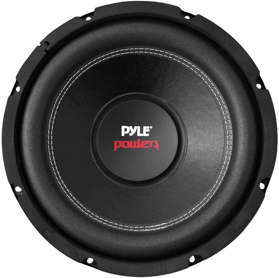 10 2000W Car Subwoofer DVC 2 Pack with Black Steel Basket and Non Press Paper Cone F924
