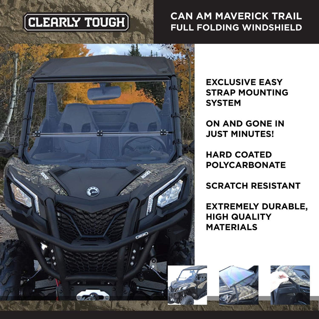 Full Folding Scratch Resistant Polycarbonate Windshield O567