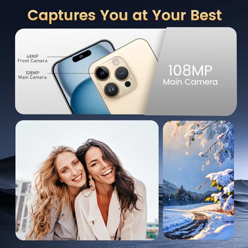 White 6GB+256GB 5G Android Cell Phone E542