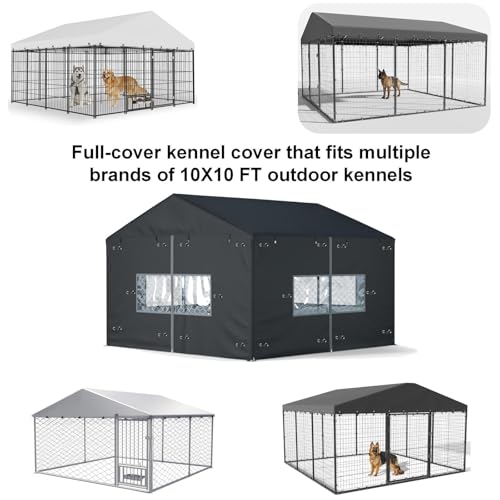 Large Heavy Duty Waterproof Dog Kennel Cover 10ft X 10ft X 7ft N615585
