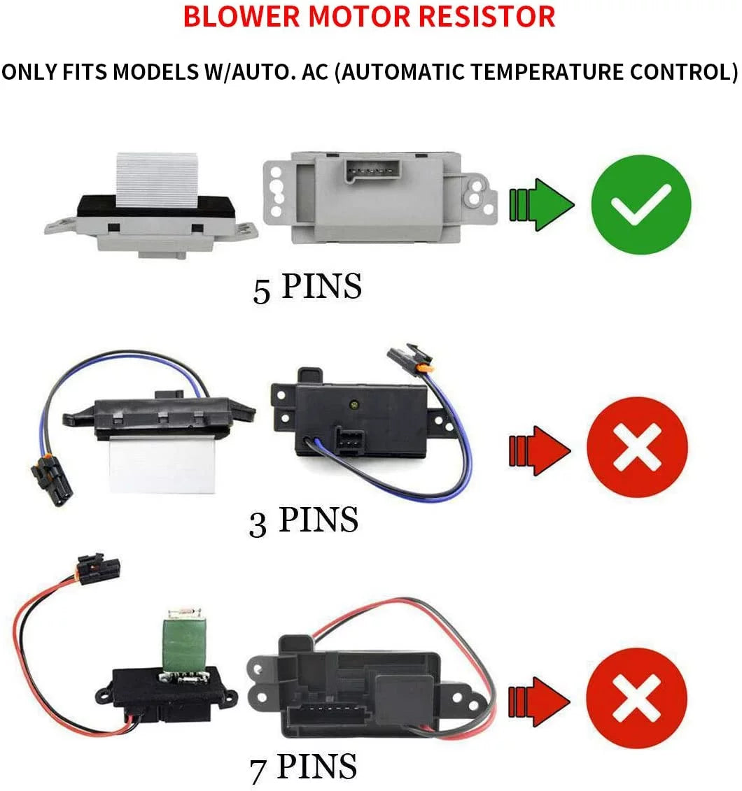 HVAC A/C Blower Motor Resistor G115023