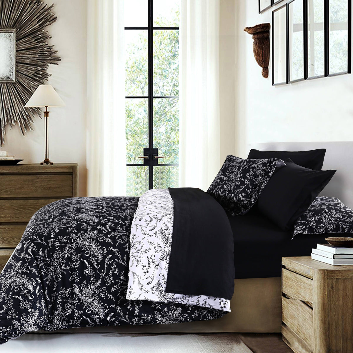 Muted Teal King Down Alternative Comforter and Sham Set J995982