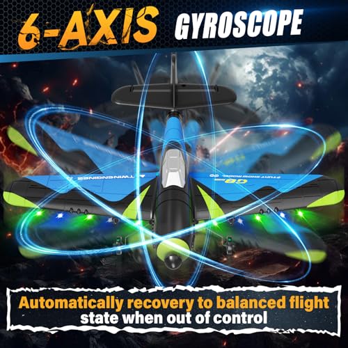 Foam RC Plane Remote Control Airplane with 6-Axis Gyro N5885