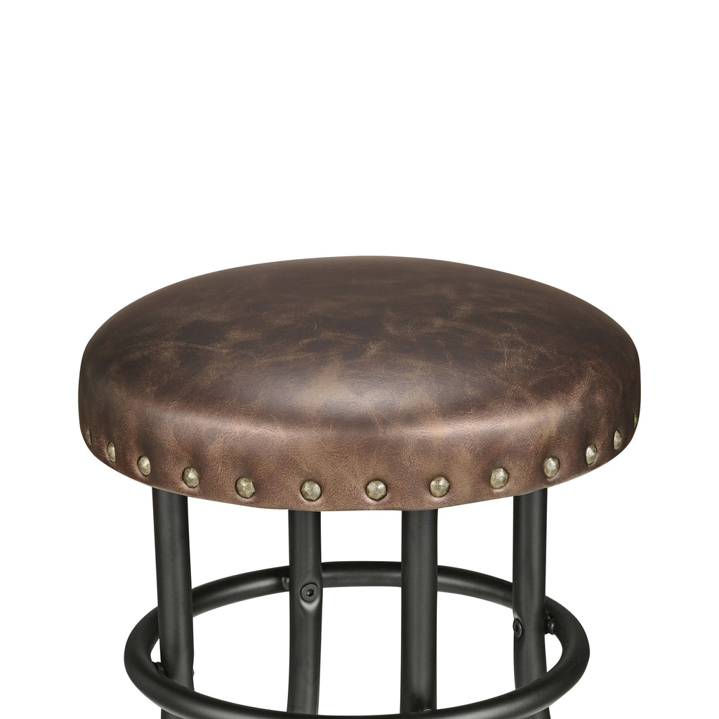 Rustic Bronze Counter Barstools Set of 2 S753