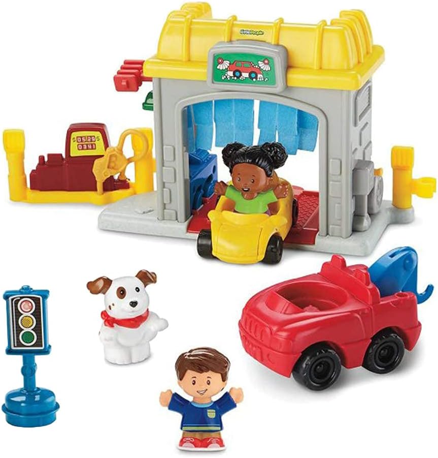 Toy Garage with Figures and Car B17920