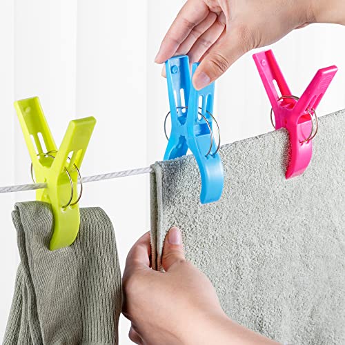 Plastic Clothes Pegs Hanging Clip Clamps (Pack of 8) S2013