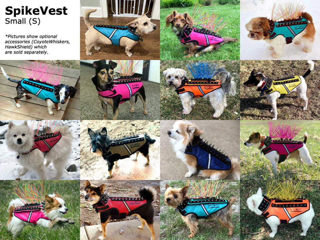 Reflective Dog Harness Vest with Spikes N14477
