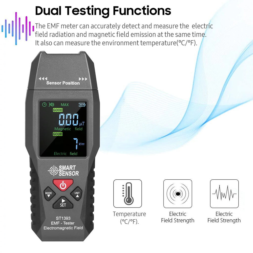 Digital LCD Handheld EMF Detector E5414