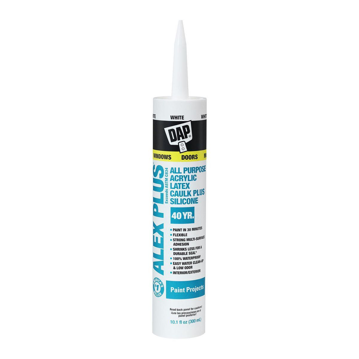 White Acrylic Latex Silicone Caulk N7612