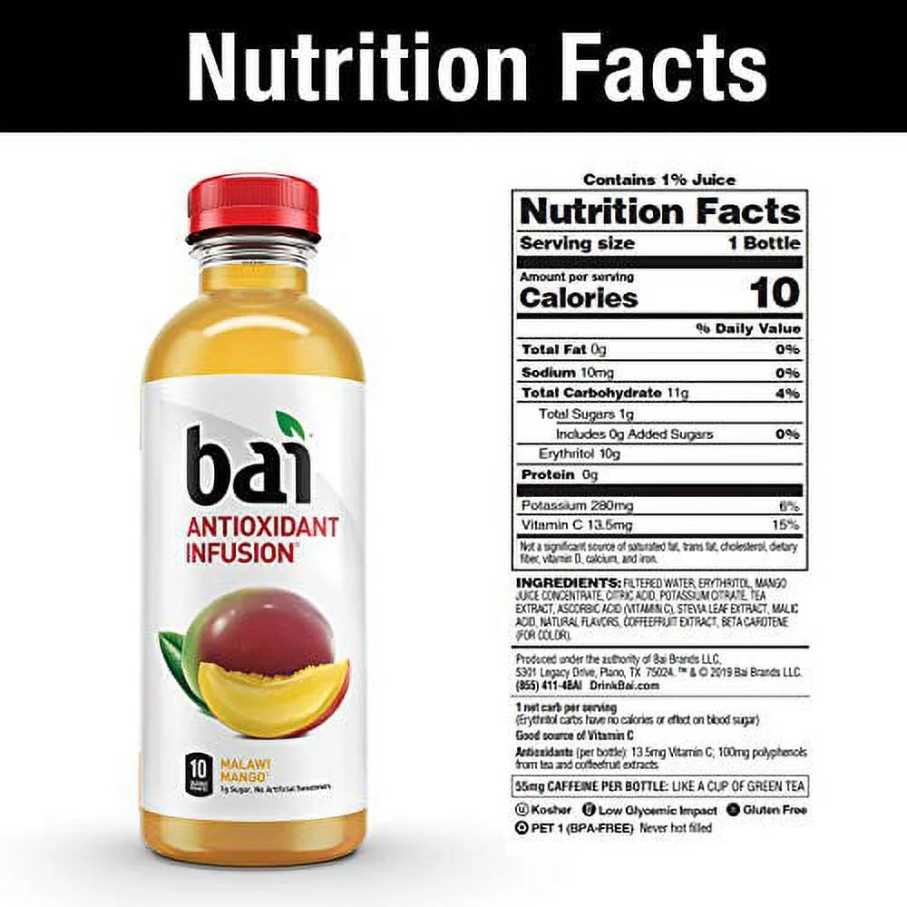 Antioxidant Infused Drinks, 18 Fluid Ounce Bottles, 6 Count H298325