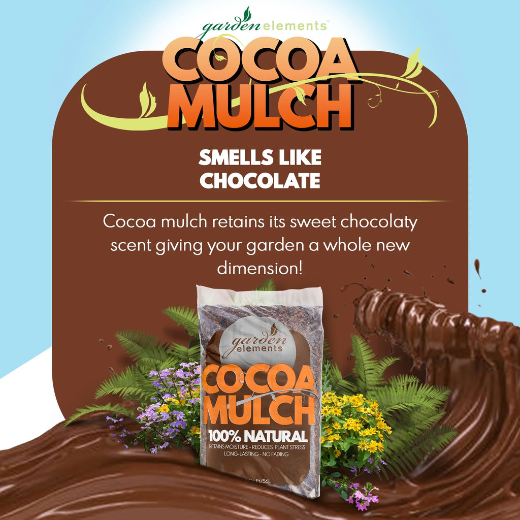 100% Natural Cocoa Bean Shell Mulch 2 CF Bag G9834
