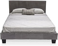 Fabric Platform Full Bed in Gray N126