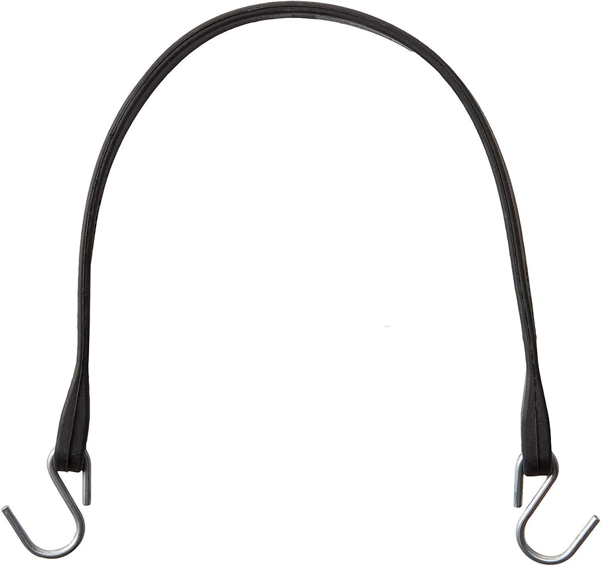 Pack of 25 41 inch Rubber Bungee Cords with Metal S Hooks O2573
