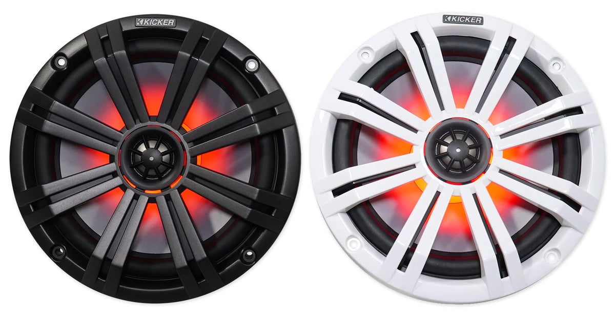 8" LED Chrome Wakeboard Tower Speakers D26972