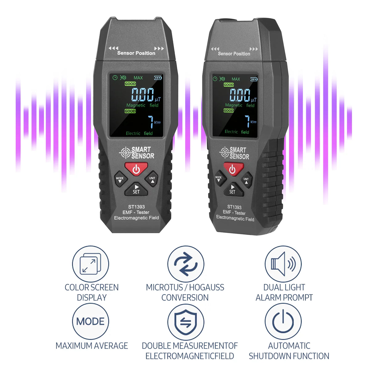 Digital LCD Handheld EMF Detector E5414