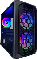 Micro-ATX Gaming Case with Tempered Glass Panel, Black Frame Y928