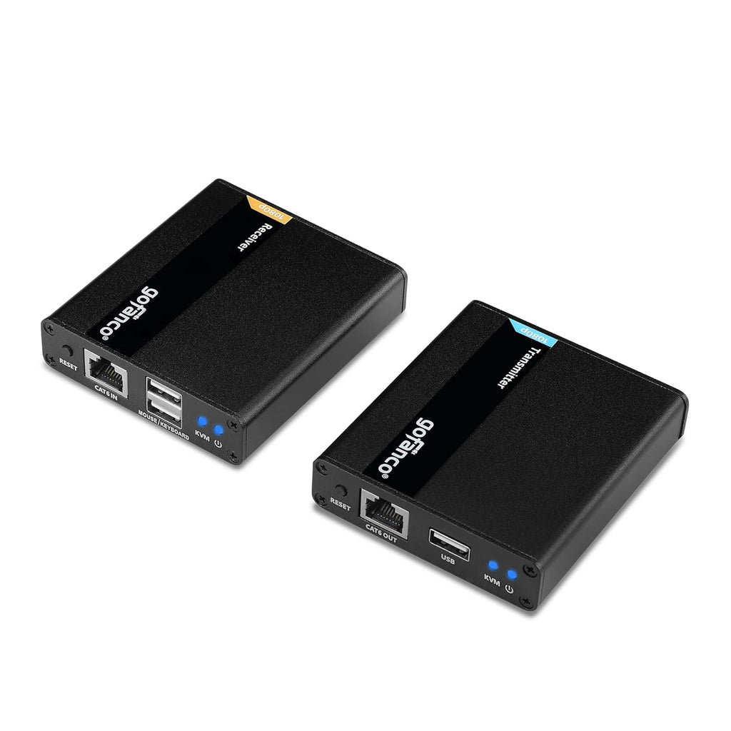 USB KVM and HDMI 2.0 Over CAT6 / CAT7 Extender, 230ft, 4K @60Hz, 2X USB D6235