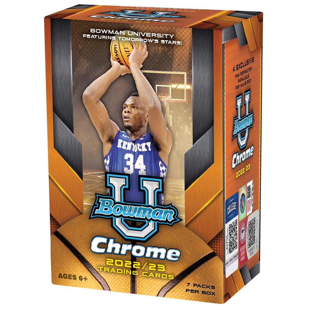 Bowman Chrome U Basketball Trading Cards Blaster Box O155159
