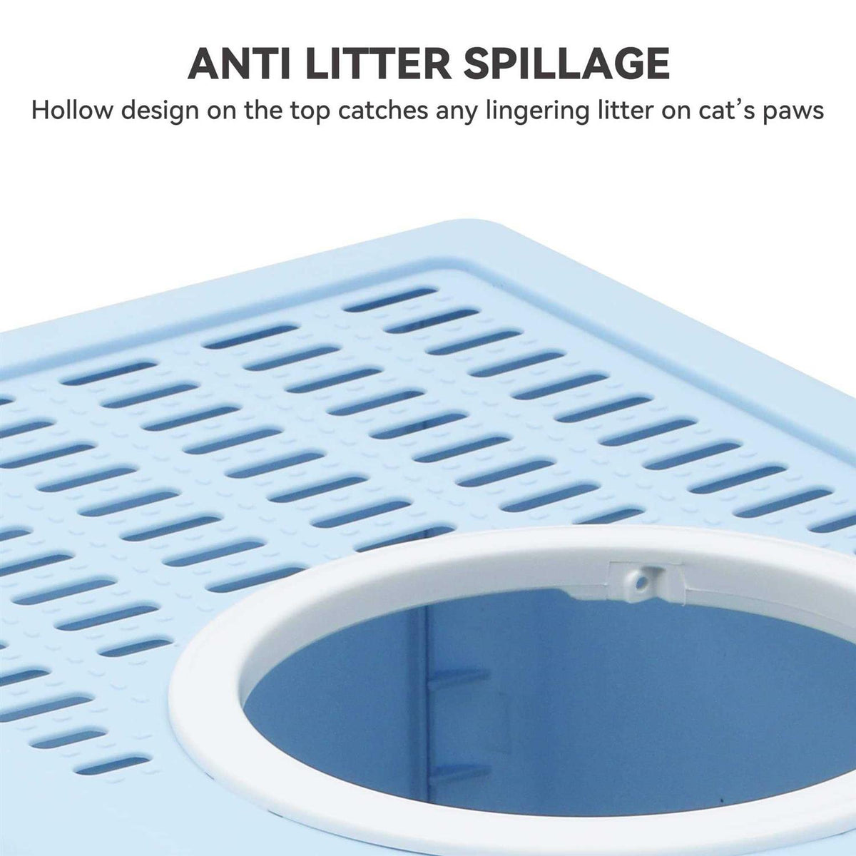 Large Enclosed Cat Litter Box with Lid C970934