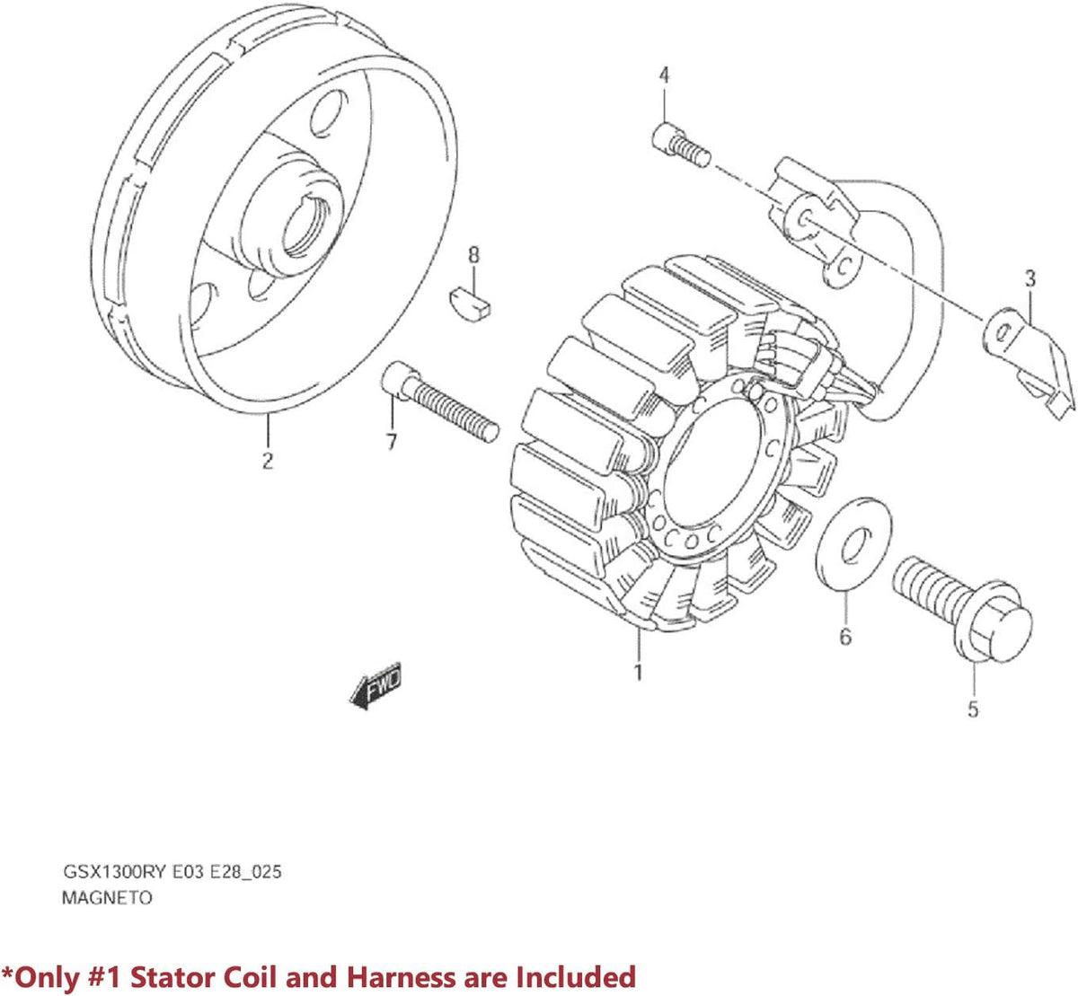 Stator Assy Pack of 2 N58621