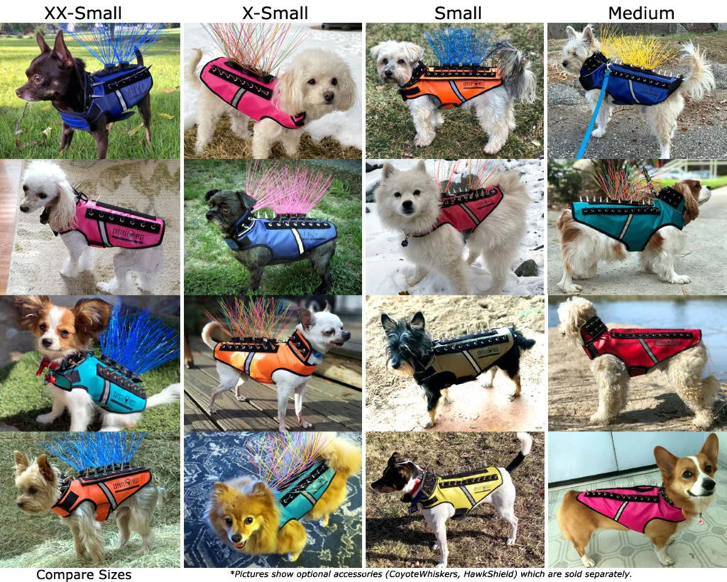 Reflective Dog Harness Vest with Spikes N14477
