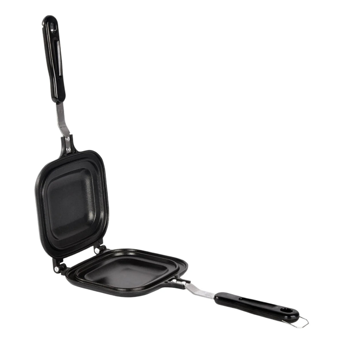 Double Sided Non Stick Bread Toast Maker Pan with Heat Resistant Handles J69759