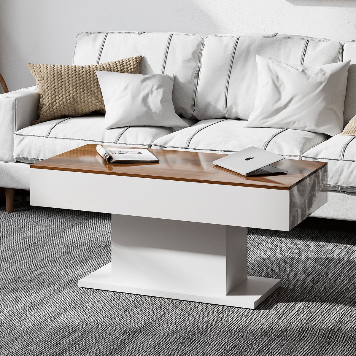 LED Coffee Table with 16 Colors LED Lights O918071