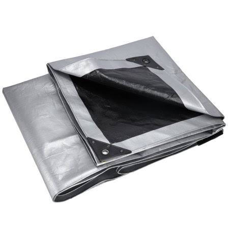 White Duck Heavy Duty Poly Tarp 18ft x 24ft 16 Mil Waterproof UV Weather Resistant D797