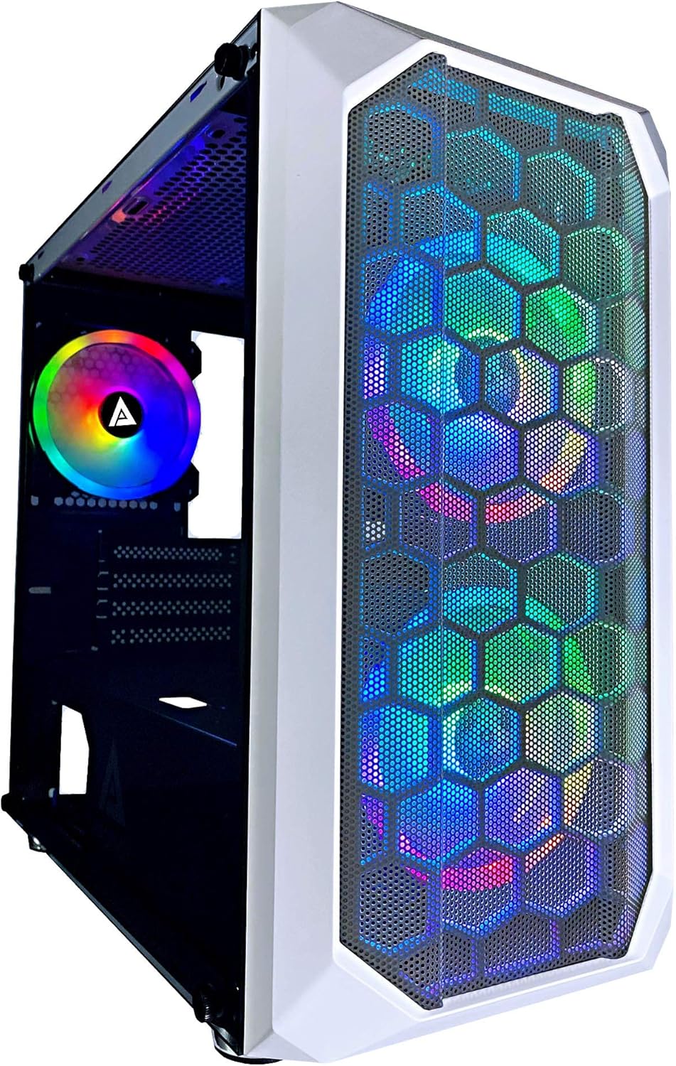 Micro-ATX Gaming Case with Tempered Glass Panel, Black Frame Y928