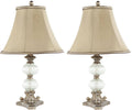 Glass Globe Table Lamp Set of 2 V477