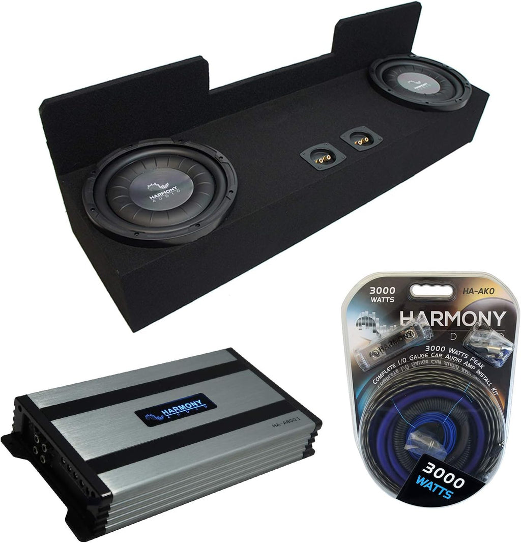 Dual 12 Sub Box with Amp D855