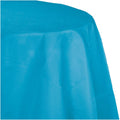 Turquoise Blue Disposable Round Table Covers Pack of 12 J662088