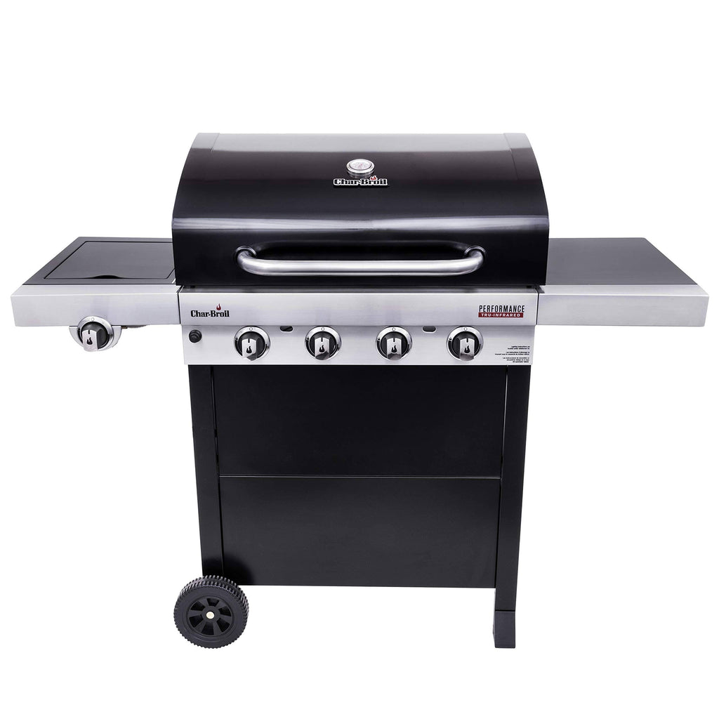 Black 4-Burner Gas Grill D9254