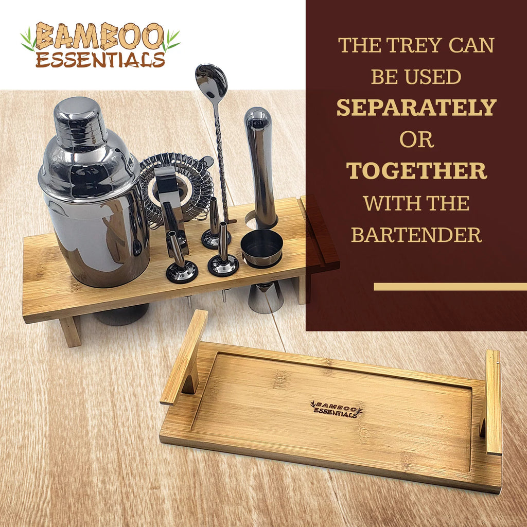 10-Piece Bamboo Bartender Kit U358