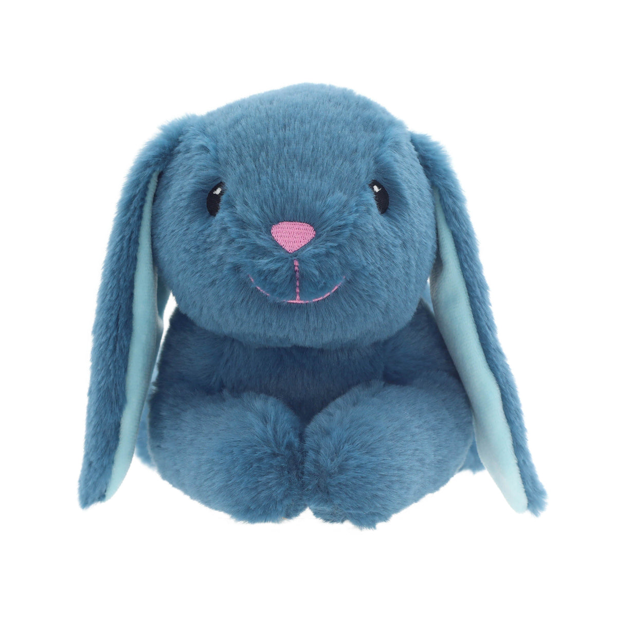 Medium Blue Plush Bunny W351113