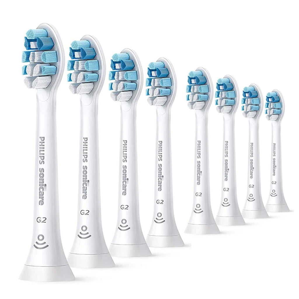 White Toothbrush Heads, Set of 8 C34338