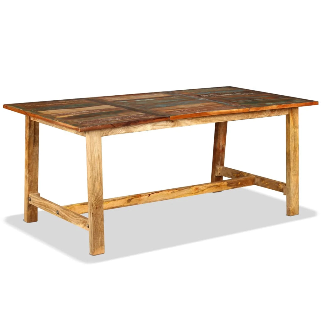 Solid Reclaimed Wood Dining Table U49045