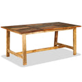 Solid Reclaimed Wood Dining Table U49045