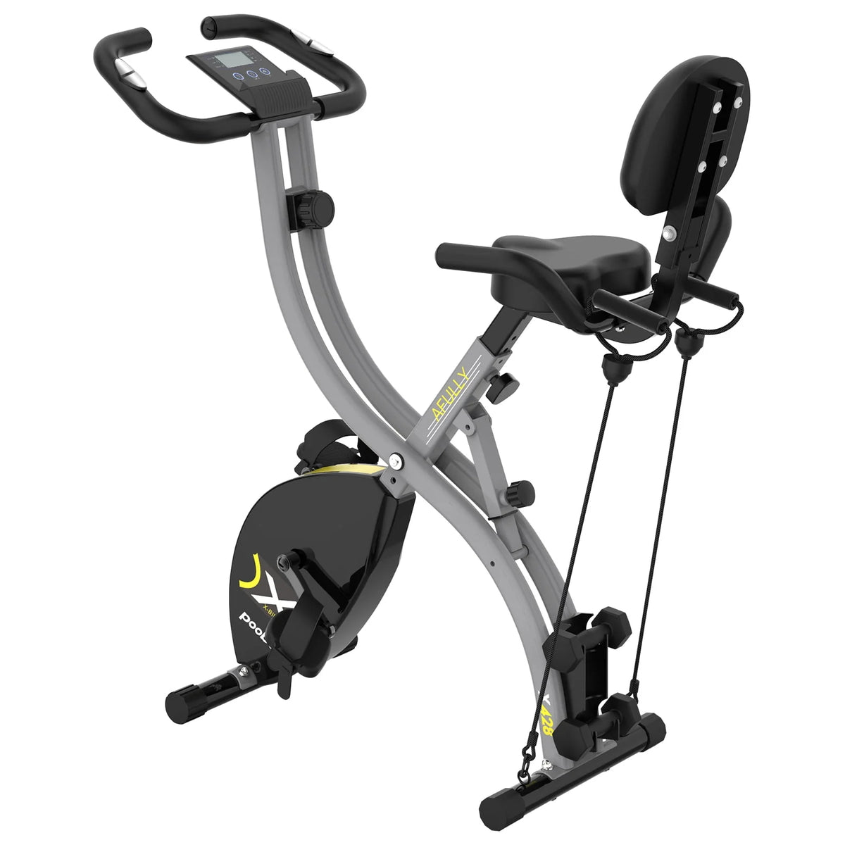 Folding Exercise Bike with 8 Level Adjustable Magnetic Resistance O8912