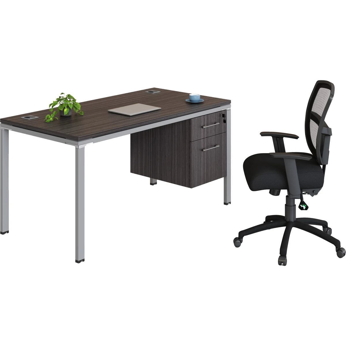 Single Desk with Pedestal I738717