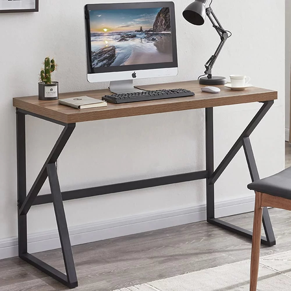 47 inch Metal and Wood Computer Desk R314394