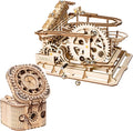 3D Wooden Marble Run Kit & Treasure Box S270