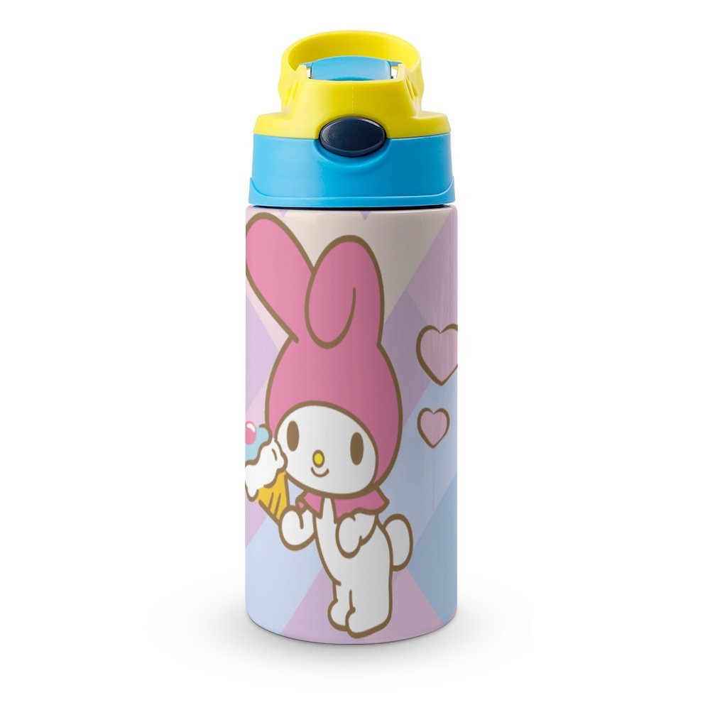 Stainless Steel Vacuum Insulated Water Bottle With Straw J5146