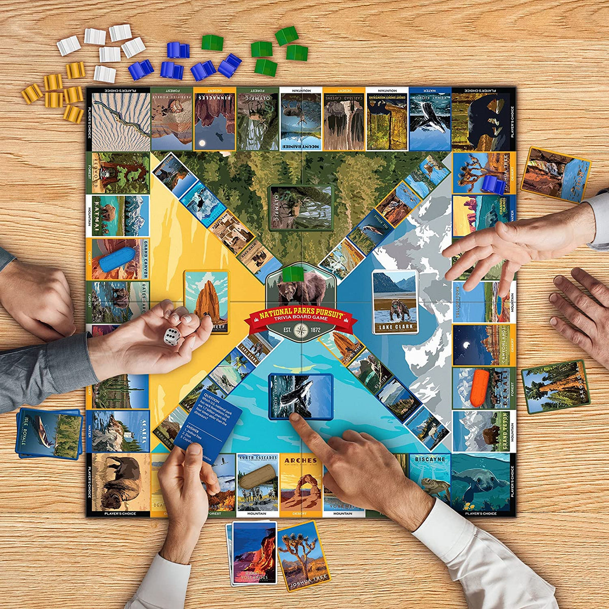 Family Trivia Board Game E10528