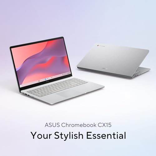 15.6" FHD Anti-Glare Display Intel Celeron N4500 128GB Storage 8GB RAM ChromeOS Pure Grey Chromebook U38339