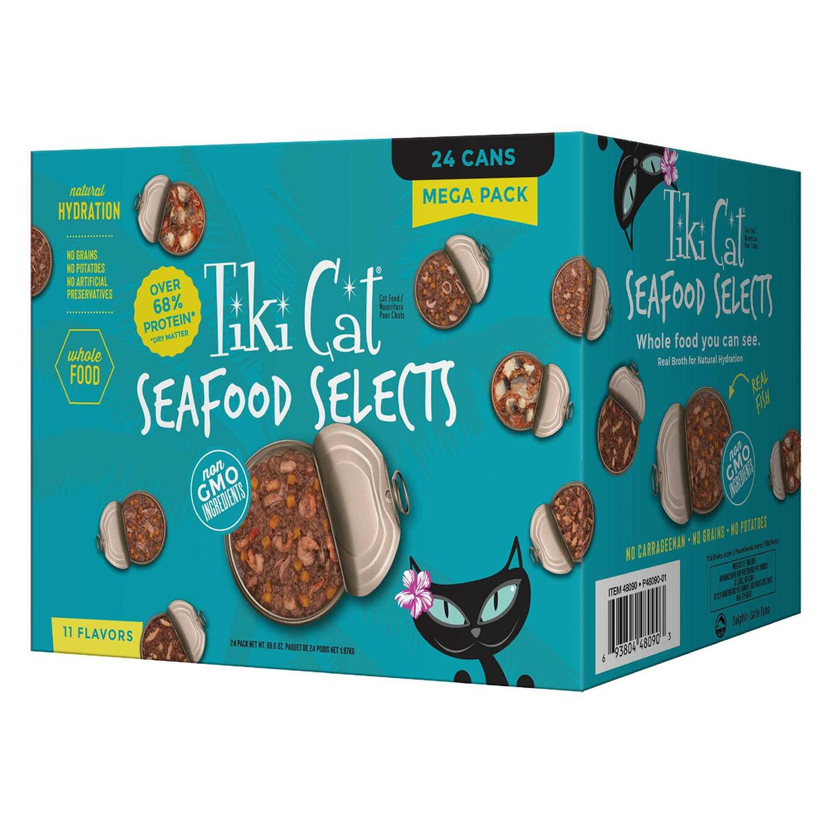 Tiki Cat Fish Favorites Variety Pack Canned Wet Cat Food G604