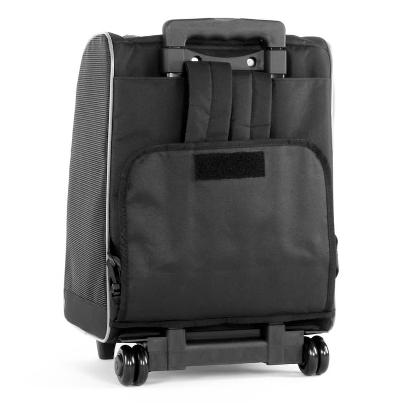 Red Pet Carrier with Wheels Y44251