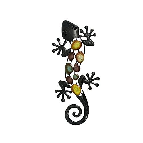 Big Metal Gecko Wall Decoration Outdoor Statue A1270