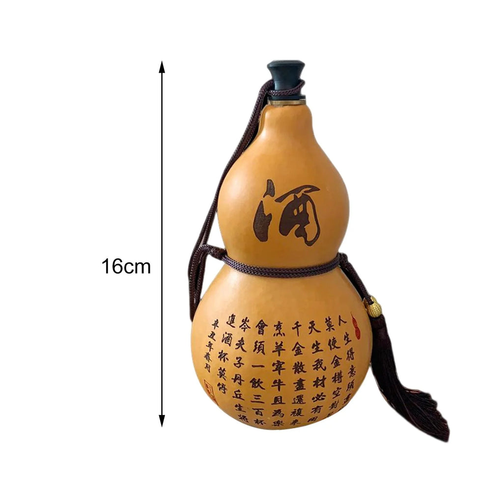 Portable Gourd Water Bottle Calabash Kettle Teapot O73390